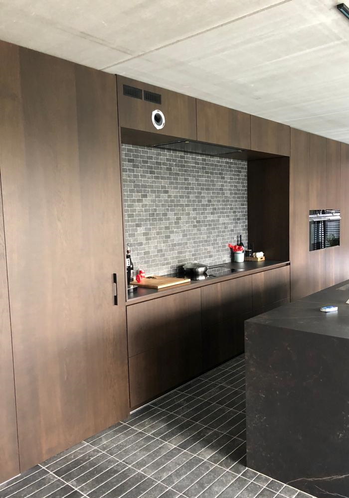 Donkerbruine Moderne Keuken